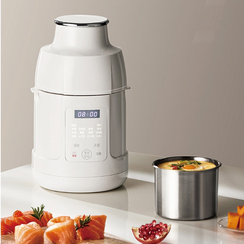 Baby Food Maker Blender - 220V ベビーフードプロセッサー全鋼ベビーフードメーカー蒸し調理一体型ライスペーストメーカー多機能ブレンダーグラインダー