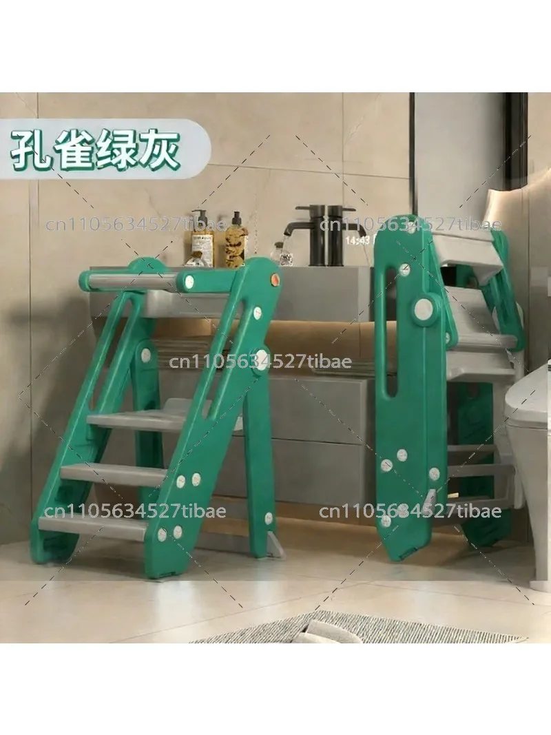 Toddler Learning Tower - 折りたたみ式ベビー学習タワー、調節可能な幼児用ステップスツール、子供用キッチンヘルパー