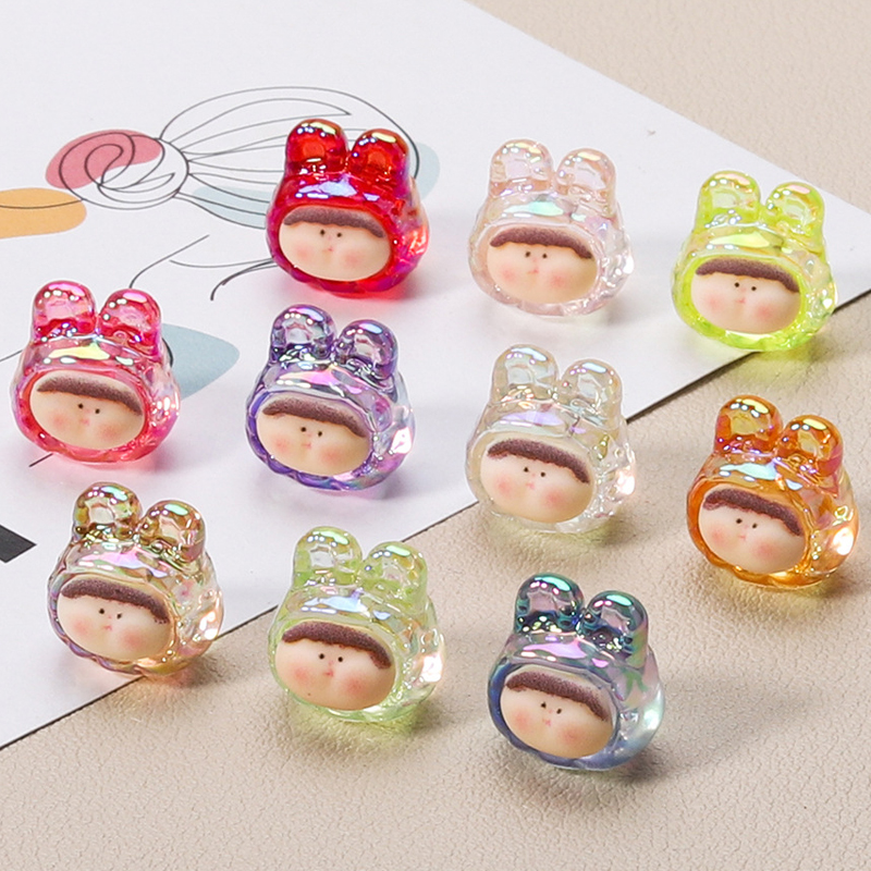 Baby Products Good For Adults - 9個入り電気メッキ透明ドーパミンリリス超ミニベビードールグリッターフィギュアアニメ3DモデルDIYデコレーションおもちゃ大人向けギフト