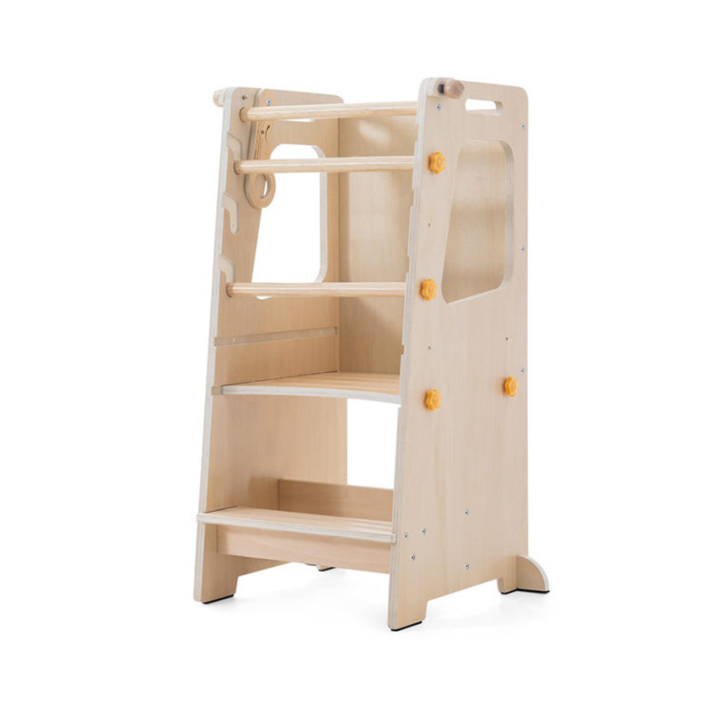 Toddler Learning Tower - ベビー用折りたたみ式木製学習タワー、幼児用キッチンステップスツール