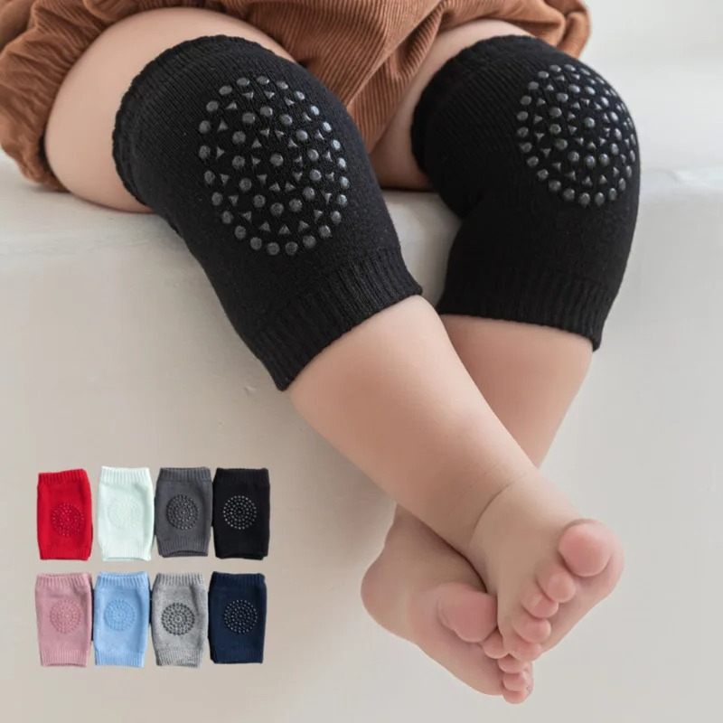 Baby Knee Pad Crawling - キッズノンスリップクロール肘パッド幼児用ベビーアクセサリースマイル膝パッドプロテクター安全膝パッドレッグウォーマー女の子男の子用