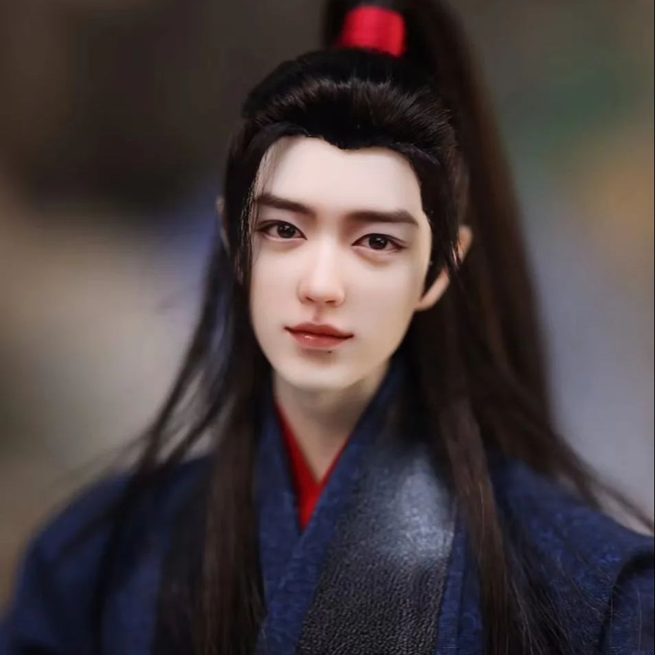 Baby Products In Sale - 1/6 Bjd フィギュアフルセットブルー魏無羨シャオザン 30 センチメートルオリジナルリアルな人形トップ絶妙な野蛮な MDZS