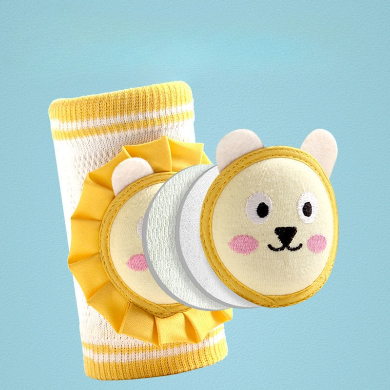 かわいい漫画の子供用膝パッド、夏用メッシュ通気性、赤ちゃんの - Baby Knee Pad Crawling のレビューと価格