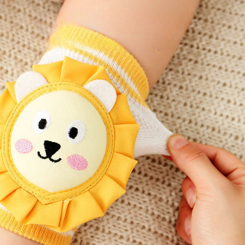 かわいい漫画の子供用膝パッド、夏用メッシュ通気性、赤ちゃんの - Baby Knee Pad Crawling のレビューと価格