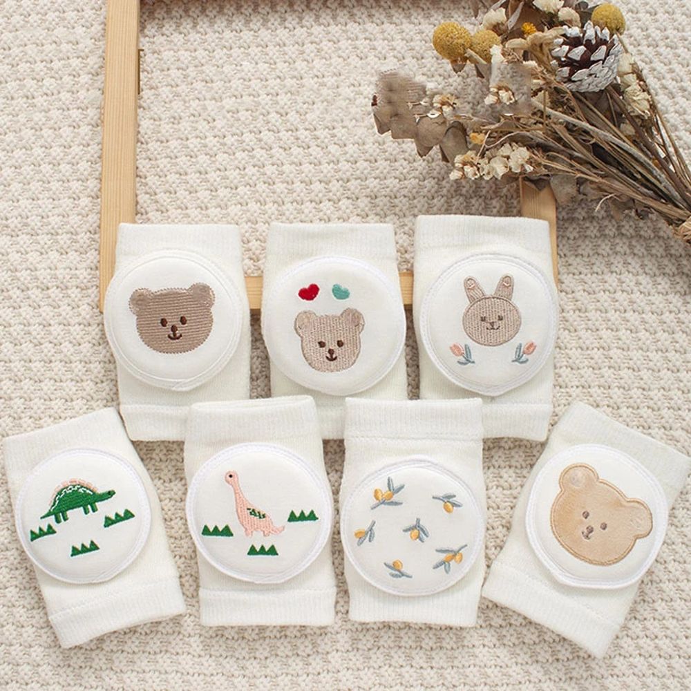 創造的な通気性のあるスポンジ漫画デザインコットンうさぎ肘パッ - Baby Knee Pad Crawling のレビューと価格