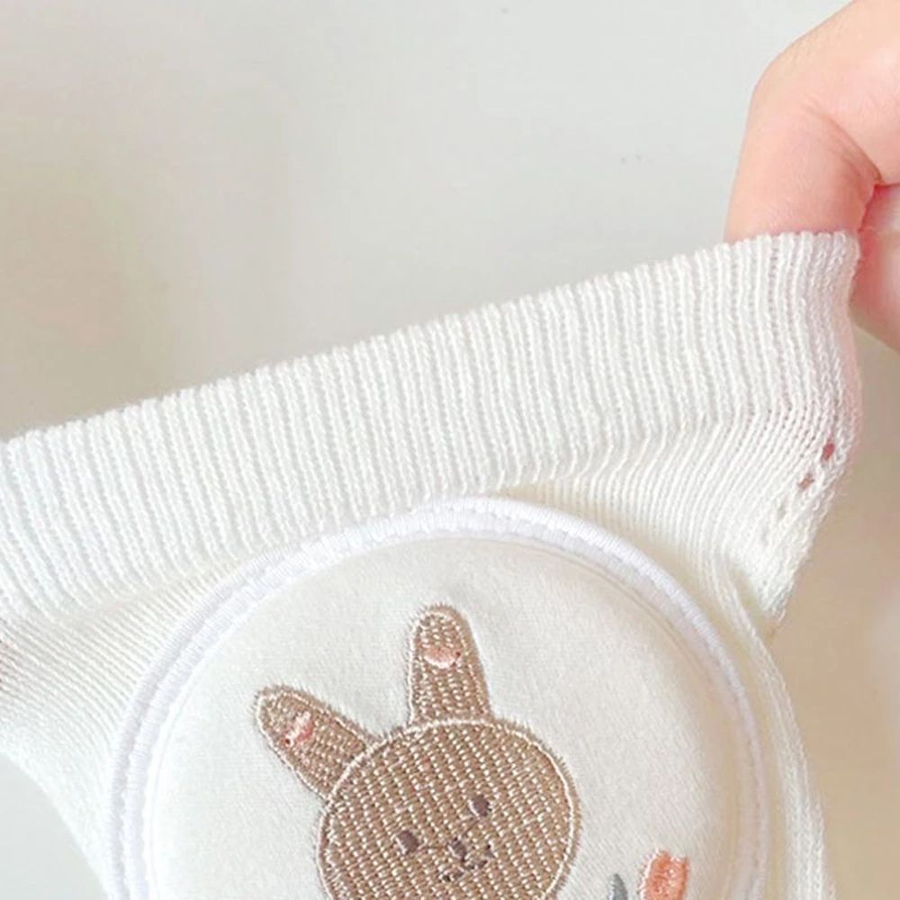 創造的な通気性のあるスポンジ漫画デザインコットンうさぎ肘パッ - Baby Knee Pad Crawling のレビューと価格
