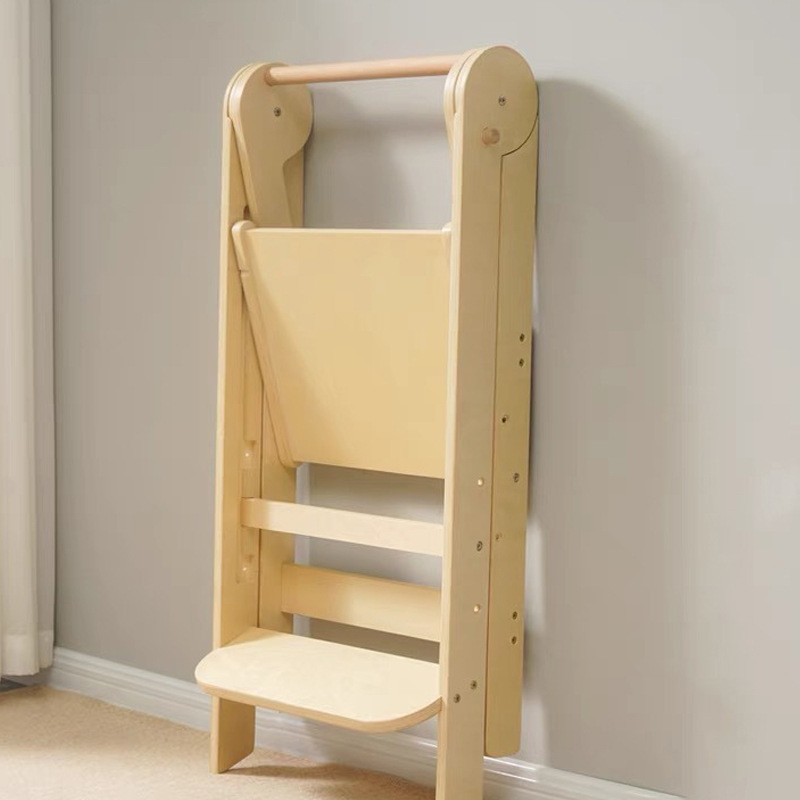 3高さの子供用木製踏み台、モンテッソーリスタイルの折りたたみ - Toddler Learning Tower のレビューと価格