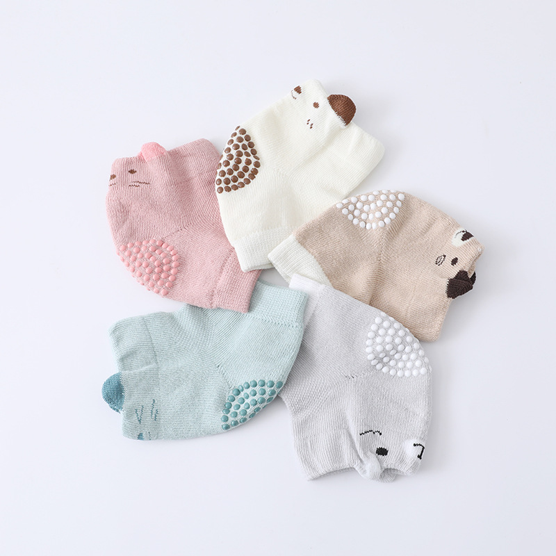 子供用膝肘パッド 春夏用ベビーループソックス 粘着式滑り止め - Baby Knee Pad Crawling のレビューと価格