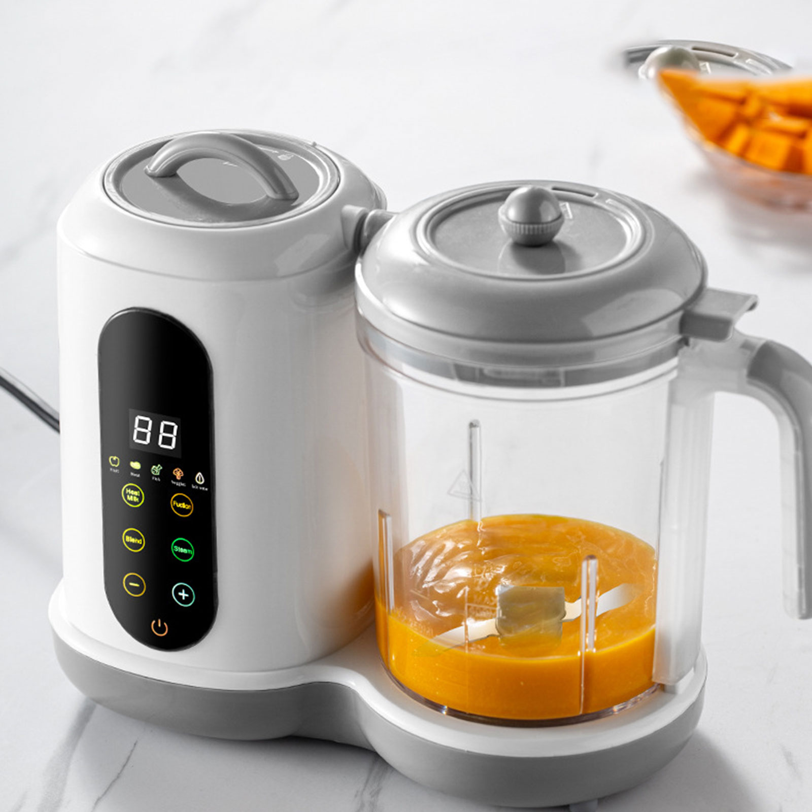 多機能ベビーフードマシン,軽量,タッチスクリーン,自家製フー - Baby Food Maker Blender のレビューと価格
