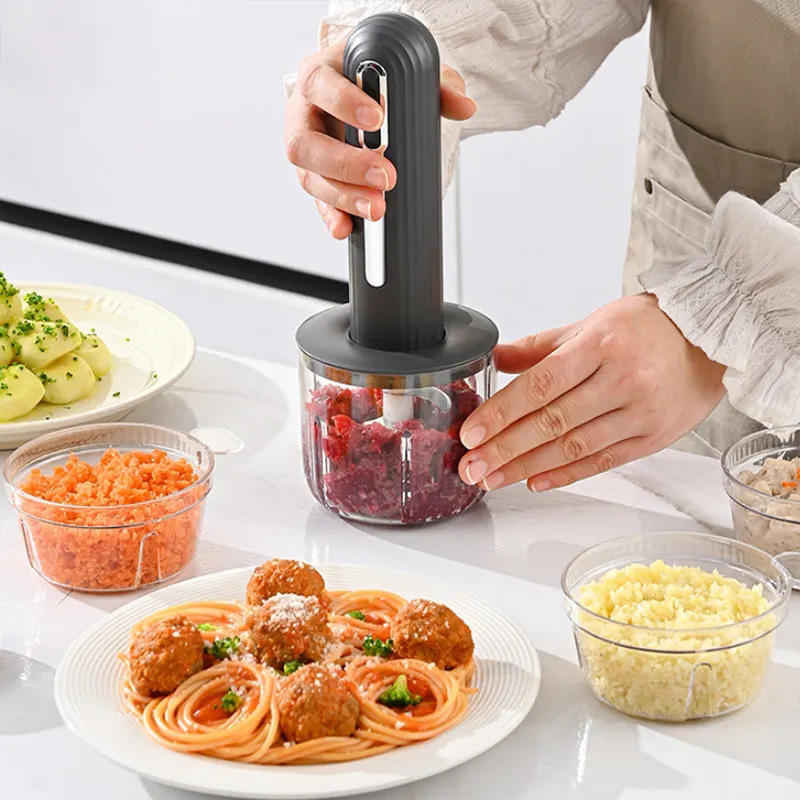 ワイヤレス電動ミートグラインダー ステンレス製フードプロセッ - Baby Food Maker Blender のレビューと価格