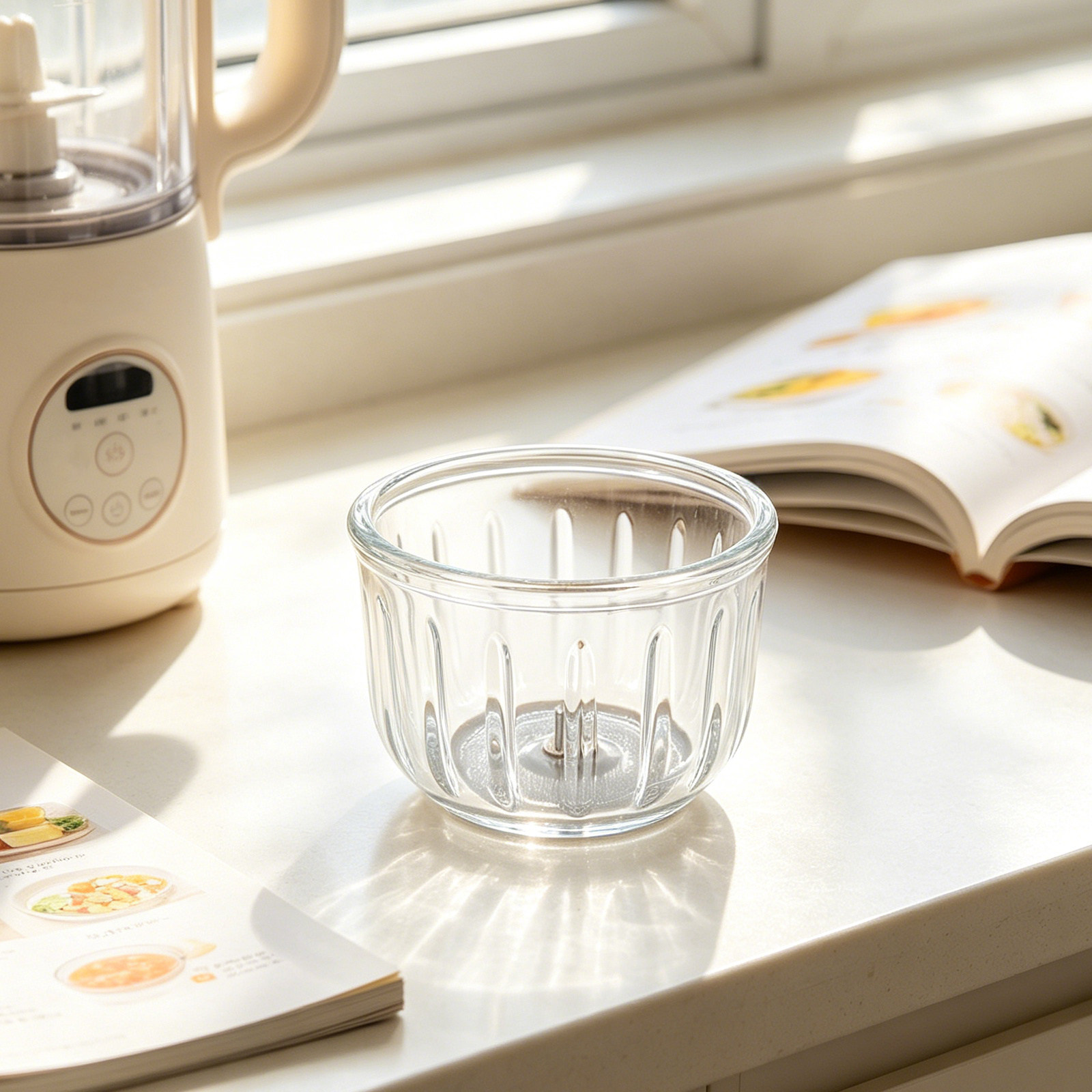 ベビーフードメーカー交換用ボウル 耐熱ガラス製クリアミキシン - Baby Food Maker Blender のレビューと価格