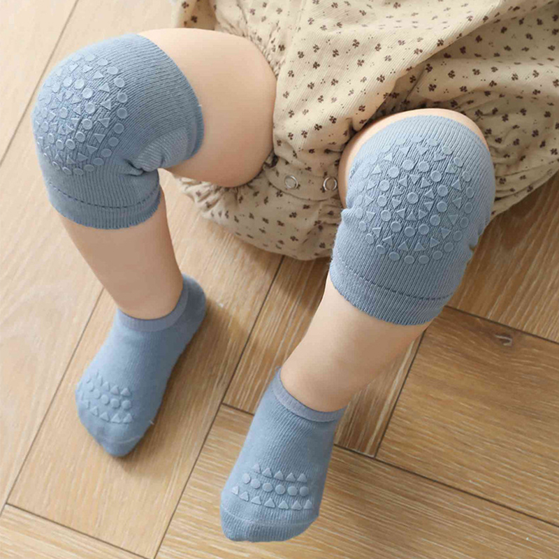 安全ベビー膝パッド靴下セットノンスリップフロアソックス肘クッ - Baby Knee Pad Crawling のレビューと価格