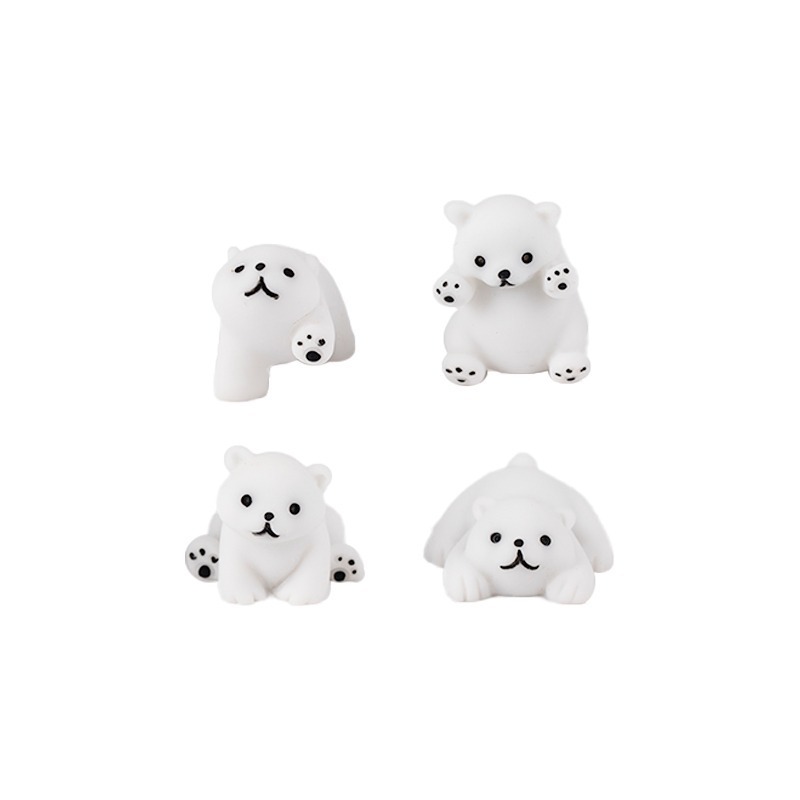 サプライズポップ可愛いベビー白いシロクマフィギュア樹脂製温か - Baby Products Good For Adults のレビューと価格