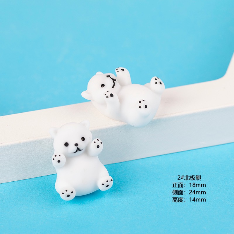 サプライズポップ可愛いベビー白いシロクマフィギュア樹脂製温か - Baby Products Good For Adults のレビューと価格