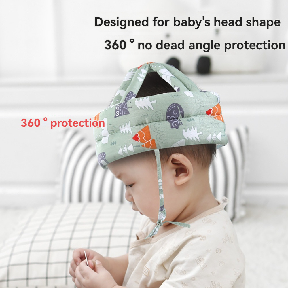 ベビーヘッドプロテクター枕、柔らかく通気性のある綿素材、幼児 - Infant Head Protector のレビューと価格