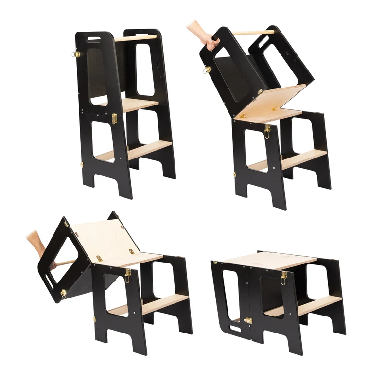 幼児用ステップスツール 折りたたみ式幼児用ラーニングタワー  - Toddler Learning Tower のレビューと価格