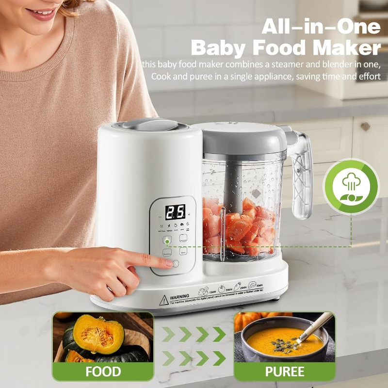 ベビーフードメーカー スチーマー ブレンダー 4 in 1  - Baby Food Maker Blender のレビューと価格