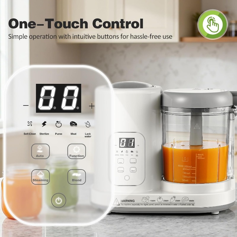ベビーフードメーカー スチーマー ブレンダー 4 in 1  - Baby Food Maker Blender のレビューと価格