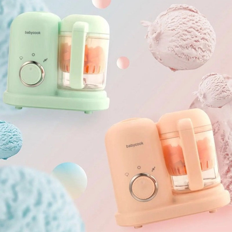 多機能高精度ベビーフードグラインダー小型自動4in1調理蒸し - Baby Food Maker Blender のレビューと価格