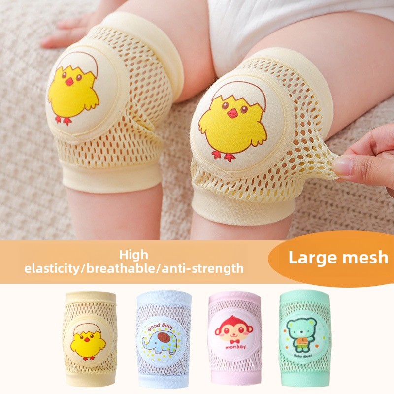ベビー膝パッド1組 - 薄型夏用ハイハイ保護、転倒防止学習用 - Baby Knee Pad Crawling のレビューと価格