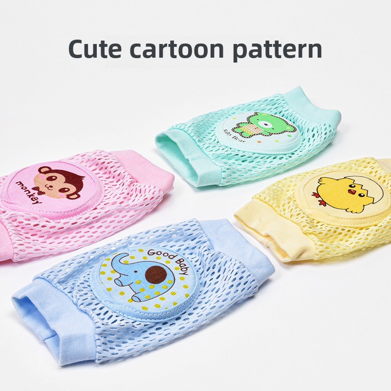 ベビー膝パッド1組 - 薄型夏用ハイハイ保護、転倒防止学習用 - Baby Knee Pad Crawling のレビューと価格