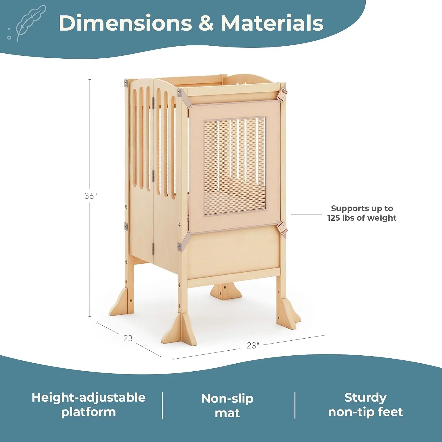 キッチンヘルパー ®   幼児用タワーステップスツール -  - Toddler Learning Tower のレビューと価格