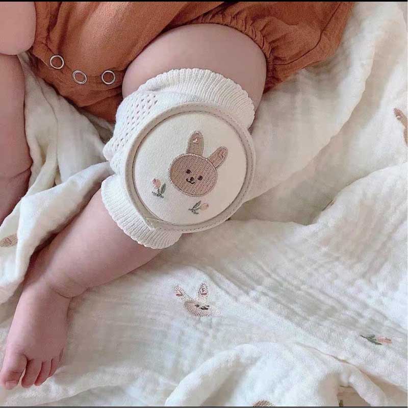 ベビー膝パッド靴下純粋な綿超薄型かわいい漫画刺繍膝保護靴下ベ - Baby Knee Pad Crawling のレビューと価格