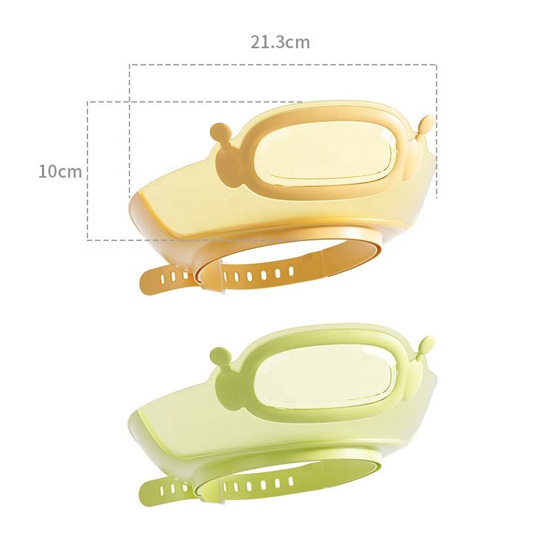 ベビーシャワー用ソフトキャップ、調節可能なヘアウォッシュハッ - Infant Head Protector のレビューと価格